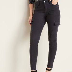 Old navy rockstar high waisted cargo pants